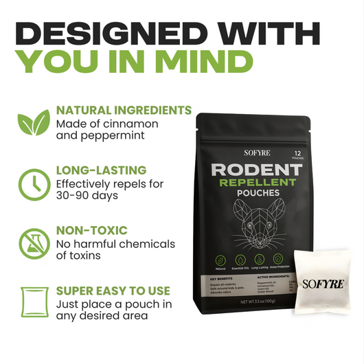 Rodent Repellent Pouches